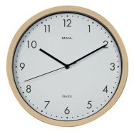 Horloge murale MAULgrain à quartz 30 cm bois clair