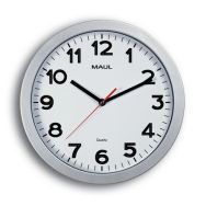 Horloge murale MAULstep à quartz, Ø 30 cm, argenté