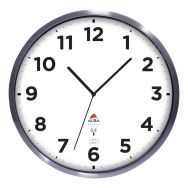 Horloge quartz Ø 35,5 cm radio pilotée extérieur