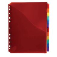 Intercalaires pochettes, Nb de divisions : 12