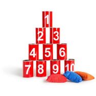 Jeu chamboule tout avec numero