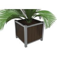 Jardinière Elégance 93 x 91 cm plastique recyclé - Espace Urbain