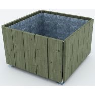 Jardinière Fouesnant carrée - Mobextan