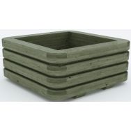 Jardinière Loctudy carrée - Mobextan