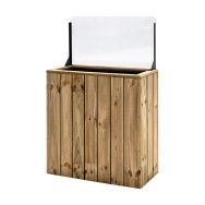 Jardinière autoportante larg.75cm pare vent - Hortalia Contract