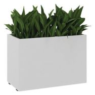 Jardinière haute blanche 80x40x57 H.