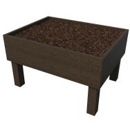 Jardinière pédagogique plastique recyclé - Espace Urbain