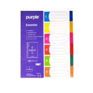 Jeu 6 maxi intercalaires polypropylène 40/100e A4+ 26 x 32 cm