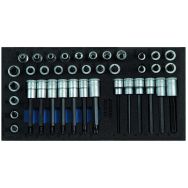 Jeu d'inserts pour tournevis 3/8'' dans le module Check-Tool