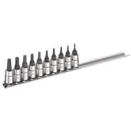 Jeu de douilles tournevis 1/4''