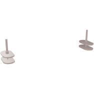 Jeu de pinces de fixation pour panneau 40cm de hauteur Solange - Eol