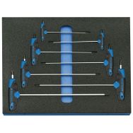 Jeu de tournevis offset dans le module Check-Tool, 7 pcs