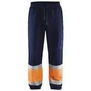 Jogging haute-visibilité marine/orange fluorescent taille L