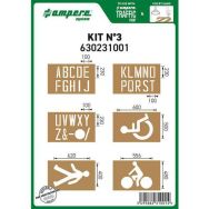 KIT POCHOIRS N°3 (6 PLANCHES)