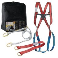 Kit antichute avec harnais, longe et sangle d'ancrage