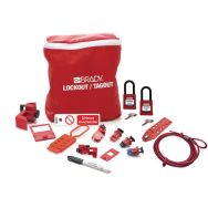 Kit de condamnation disjoncteur avec cadenas et étiquette