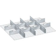 Kit matériel subdivision 36x27E (LxPxH) 612x459x200mm-lista
