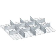 Kit matériel subdivision 36x27E (LxPxH) 612x459x250mm-lista
