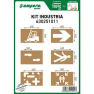 Kit pochoir réutilisable Industrie 6 planches