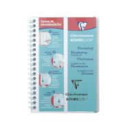 Koverbook carnet vocabulaire spiralé 11x17cm 100p Ligné marge centrale - Lot de 10