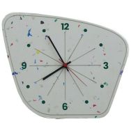 La Grande Horloge fond blanc confettis - Lalala