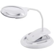 Lampe LED rechargeable avec loupe 3 et 8 dioptries