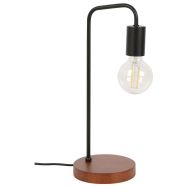 Lampe bois chêne BERKLEY H40,5 cm - Corep