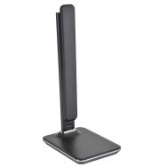 Lampe bureau led effet cuir Chester noir