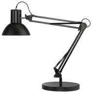 Lampe de bureau Success noire 66 cm socle et pince