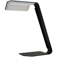 Lampe de bureau led tout métal éclairage directionnel coloris noir-Alba