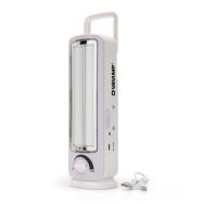 Lampe portative de secours 2 tubes LED 300 lm 23cm