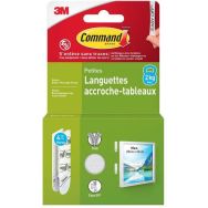 Languette 17202WHI-4-FGN, blanches 4 paires (8 languettes)