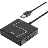 Lecteur cartes USB USB-A adp.USB-C USB 3.2 Gen1 SD/micro SD/CF/MS-Hama