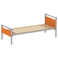 Lit Cubik 80x200 cm sommier lattes rigides - Mobidecor