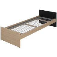 Lit EDY tête/pied sommier treillis - Enond Mobilier