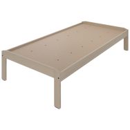 Lit JEFF bois sans tête sommier aggloméré - Enond Mobilier