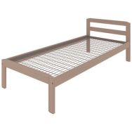 Lit JEFF tête 2 traverses sommier treillis - Enond Mobilier