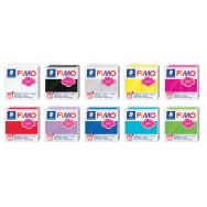 Lot 10 blocs fimo 57 g. couleurs assorties