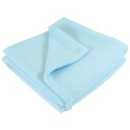 Lot 10 couvertures polaires 250 g/m² 75 x 100 cm turquoise