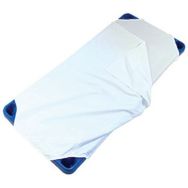 Lot 10 draps sac couchette coton bio 55 x 130 cm Blanc