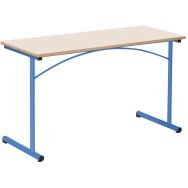 PACK ECO: 15 tables Atlas II 130 x 50 cm et 30 chaises T6 coloris bleu  5015