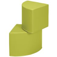 Lot 2 Poufs 1/4 rond accueil Diabolo - Manutan Expert