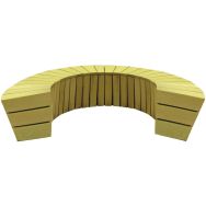 Lot 2 banquettes cintrées Hélios - Mobextan
