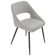 Lot 2 chaises Elodie Gris