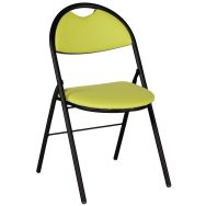 Lot 4 chaises pliantes Clap tissu enduit PVC M1 - GMCE