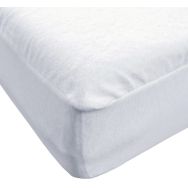 Lot 5 protège matelas Courlis forme housse 90 x 190 cm Blanc