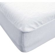 Lot 5 protège matelas Courlis forme housse 90 x 200 cm Blanc