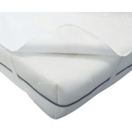 Lot 5 protège matelas Merion forme plateau 90 x 200 cm Blanc