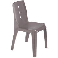 Lot 8 chaises Salsa classées au feu M2 coloris taupe