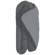 Lot 8 couettes Hude microfibre bicolore 140 x 200 cm Gris/Argent